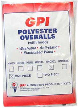 GPI POLY OVERALLS LARGE - HNOL  